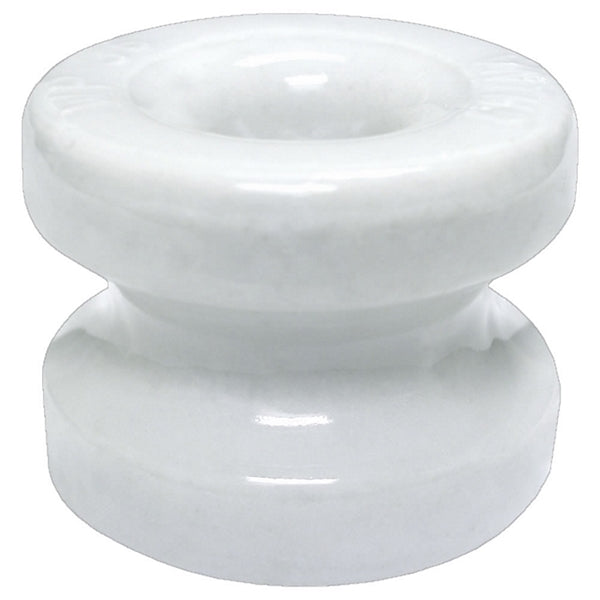 Zareba WP36/05820-96 Large Corner Insulator with Washer, Polywire, Ceramic, White