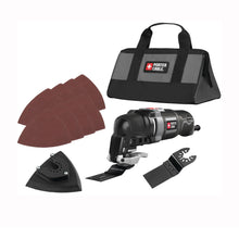 Load image into Gallery viewer, PORTER-CABLE PCE606K Oscillating Multi-Tool Kit, 3 A, 10,000 to 22,000 opm, 2.8 deg Oscillating
