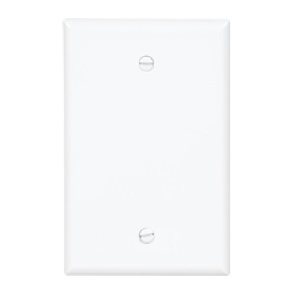 Eaton Wiring Devices PJ23LA Blank Wallplate, 4.87 in L, 4.97 in W, 0.08 in Thick, 2 -Gang, Polycarbonate