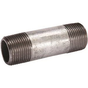 Smith-Cooper 84NI4 Series 84NI4040040C Pipe Nipple, 4 in, Butt Weld, Carbon Steel, SCH 40 Schedule, 4 in L