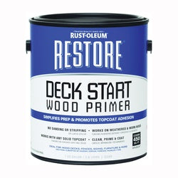 RUST-OLEUM 287517 Wood Primer, Semi-Gloss, Clear, 1 gal, Can