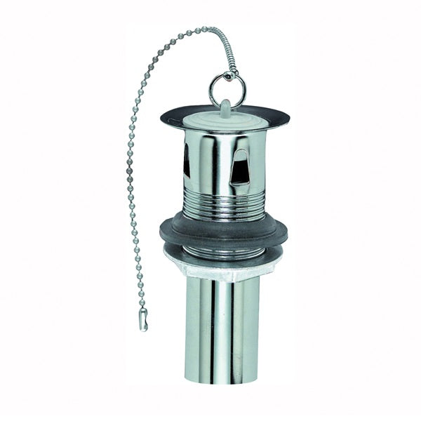 Plumb Pak PP20219 PO Plug Drain, Brass, Chrome