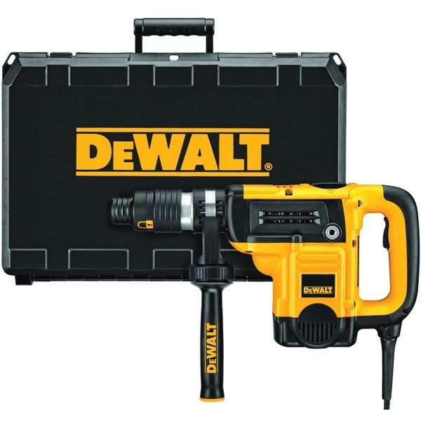DeWALT D25553K Combination Hammer Kit, 12 A, Spline Chuck, 3300 bpm, 8 ft-lb Impact Energy, 490 rpm Speed