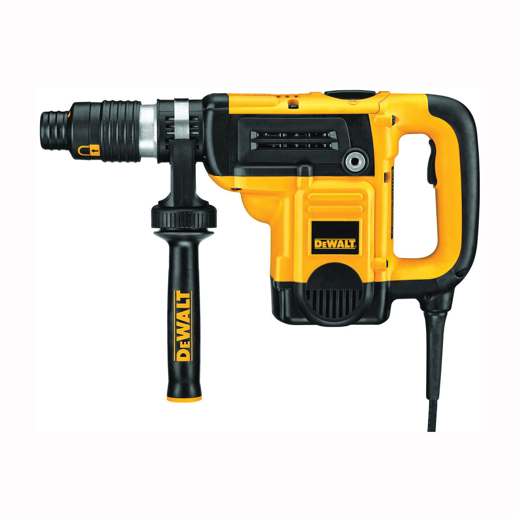 DeWALT D25553K Combination Hammer Kit, 12 A, Spline Chuck, 3300 bpm, 8 ft-lb Impact Energy, 490 rpm Speed