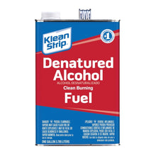 Load image into Gallery viewer, Klean Strip GSL26 Denatured Alcohol Fuel, Liquid, Alcohol, Water White, 1 gal, Can
