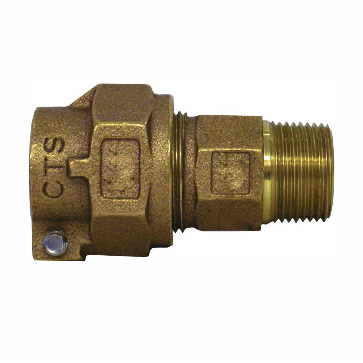 Legend T-4300NL Series 313-204NL Pipe Coupling, 3/4 in, Compression x MNPT, Bronze, 100 psi Pressure