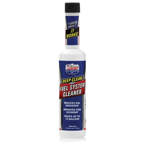 Lucas Oil Deep Clean 10669 Fuel System Cleaner Straw, 5.25 oz Bottle