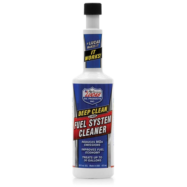 Lucas Oil Deep Clean 10512 Fuel System Cleaner Straw, 16 oz Bottle