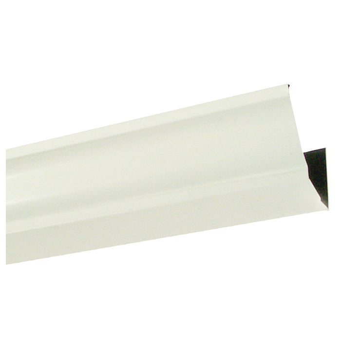 Amerimax 2600600120 Rain Gutter, 10 ft L, 5 in W, 0.185 Thick Material, Aluminum, White