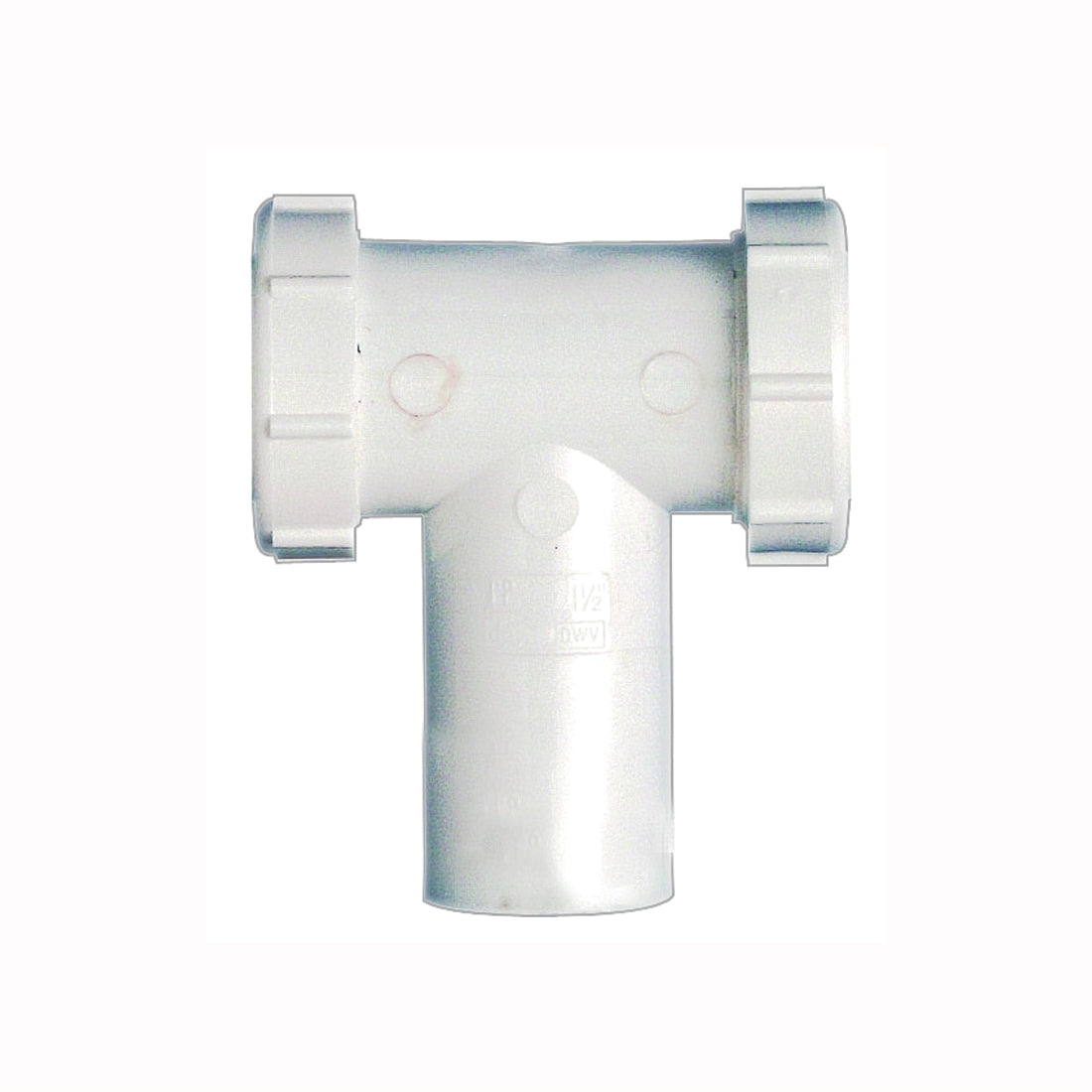 Plumb Pak PP20667 Center Outlet and Tailpiece, 1-1/2 in, Slip-Joint, Plastic, White