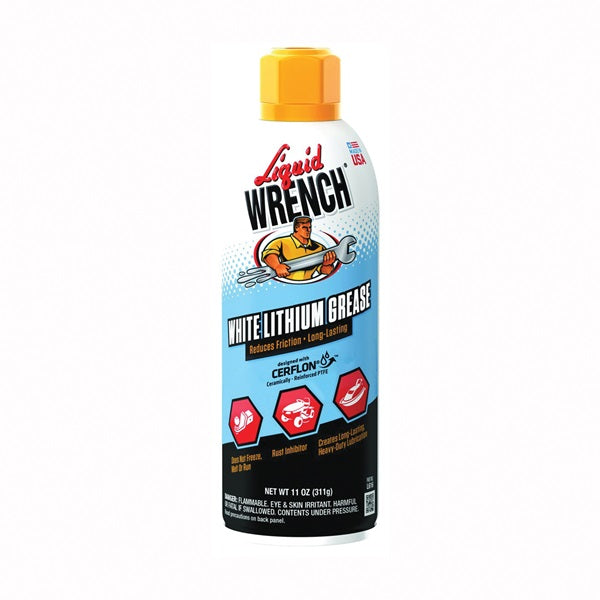 Liquid WRENCH L616 Grease, 10.25 oz Aerosol Can, Off-White