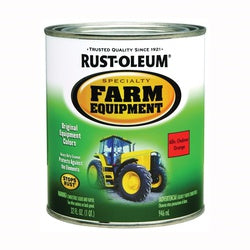 RUST-OLEUM 7458502 Farm Equipment Paint, Allis Chalmers Orange, 1 qt, Can, Application: Brush, Spray