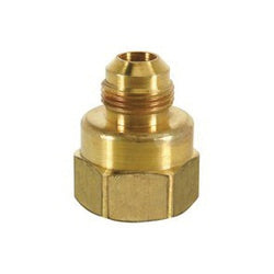 BrassCraft 294F Series F12-6-8 Adapter, 3/8 x 1/2 in, Flare x FIP, Rough, 3/8 in OD