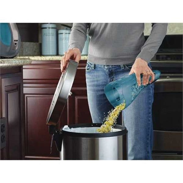 Black+Decker HWVI225J01 Hand Vacuum, 7.2 V Battery, Lithium-Ion Battery, 2.5 Ah, Aqua/Titanium Housing