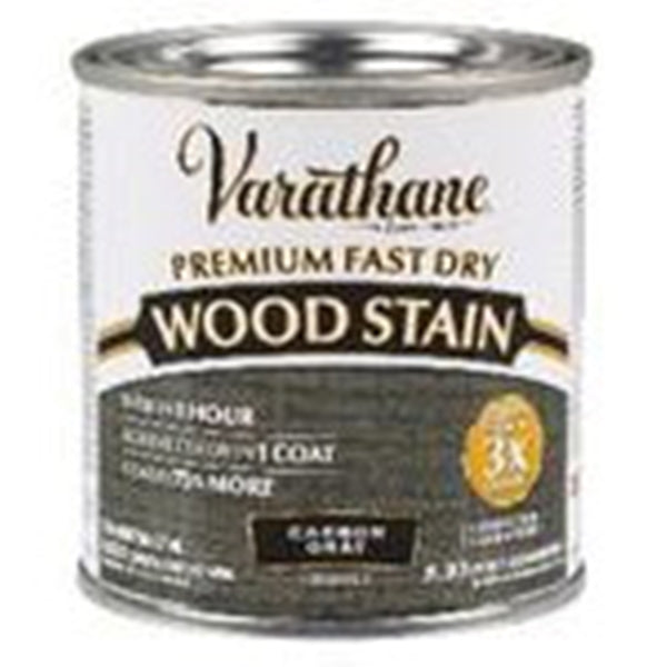 VARATHANE 307416 Wood Stain, Carbon Gray, Liquid, 0.5 pt, Can