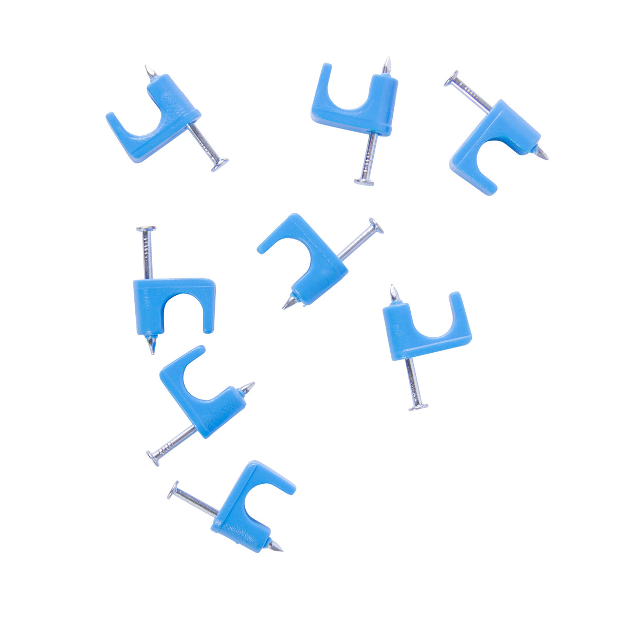 GB PTP-325 Poly Data Cable Staple, 1/4 in W Crown, Plastic