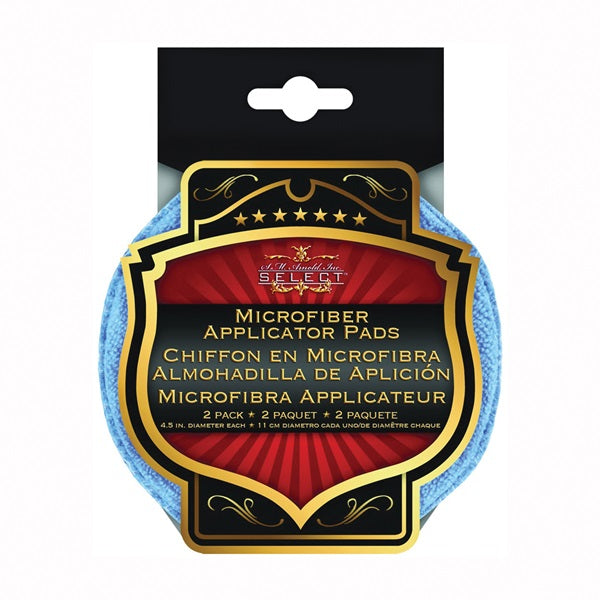 SM ARNOLD 25-522 Applicator Pad, 4-1/2 in, Microfiber Cloth