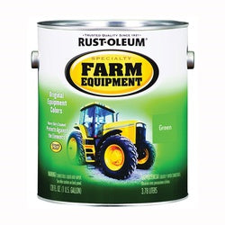 RUST-OLEUM 7435402 Farm Equipment Paint, Green, 1 gal, Can, Application: Brush, Spray