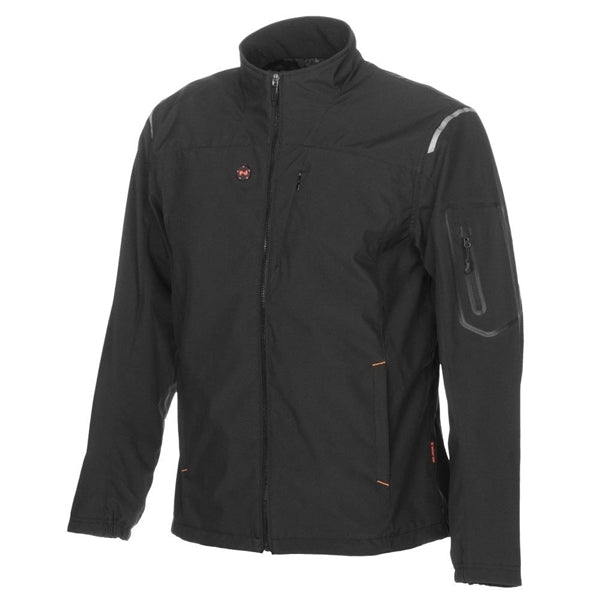 Mobile Warming MWJ16M07-MD-BLK Heated Jacket, M, Men&#39;s, Fits to Chest Size: 40 in, Fabric, Black