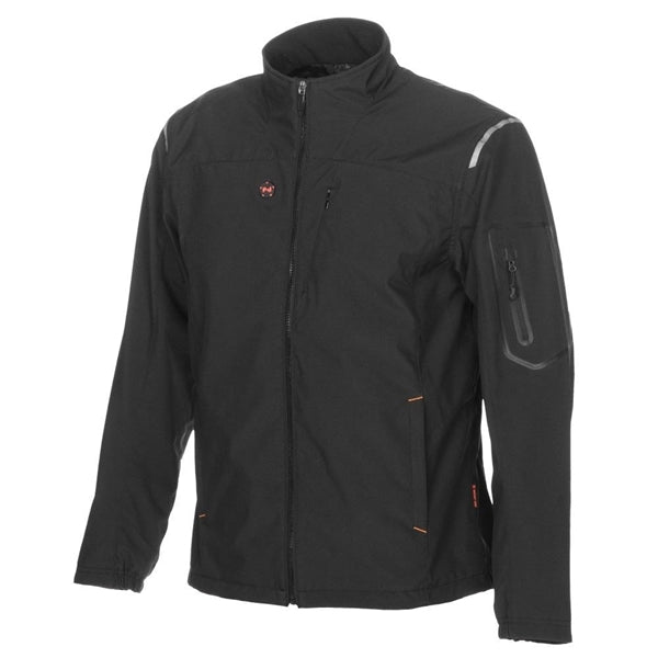 Mobile Warming MWJ16M07-MD-BLK Heated Jacket, M, Men's, Fits to Chest Size: 40 in, Fabric, Black
