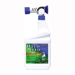 Bonide 301 Weed and Feed Lawn Fertilizer, 1 qt, Liquid, 20-0-0 N-P-K Ratio