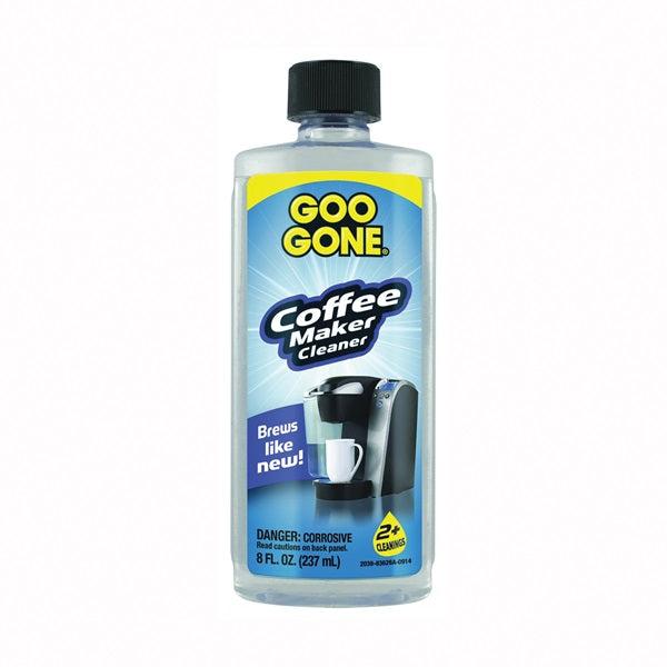 Goo Gone 2039 Coffee Maker Cleaner, 8 oz Bottle, Liquid, Mild, Clear