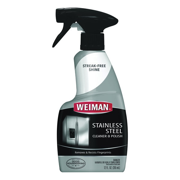 Weiman 76 Cleaner and Polish, 12 oz Bottle, Liquid, Floral, White