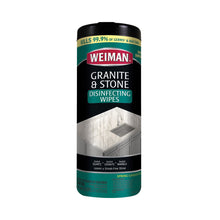 Load image into Gallery viewer, Weiman 94 Granite and Stone Disinfecting Wipes, Apple/Pear

