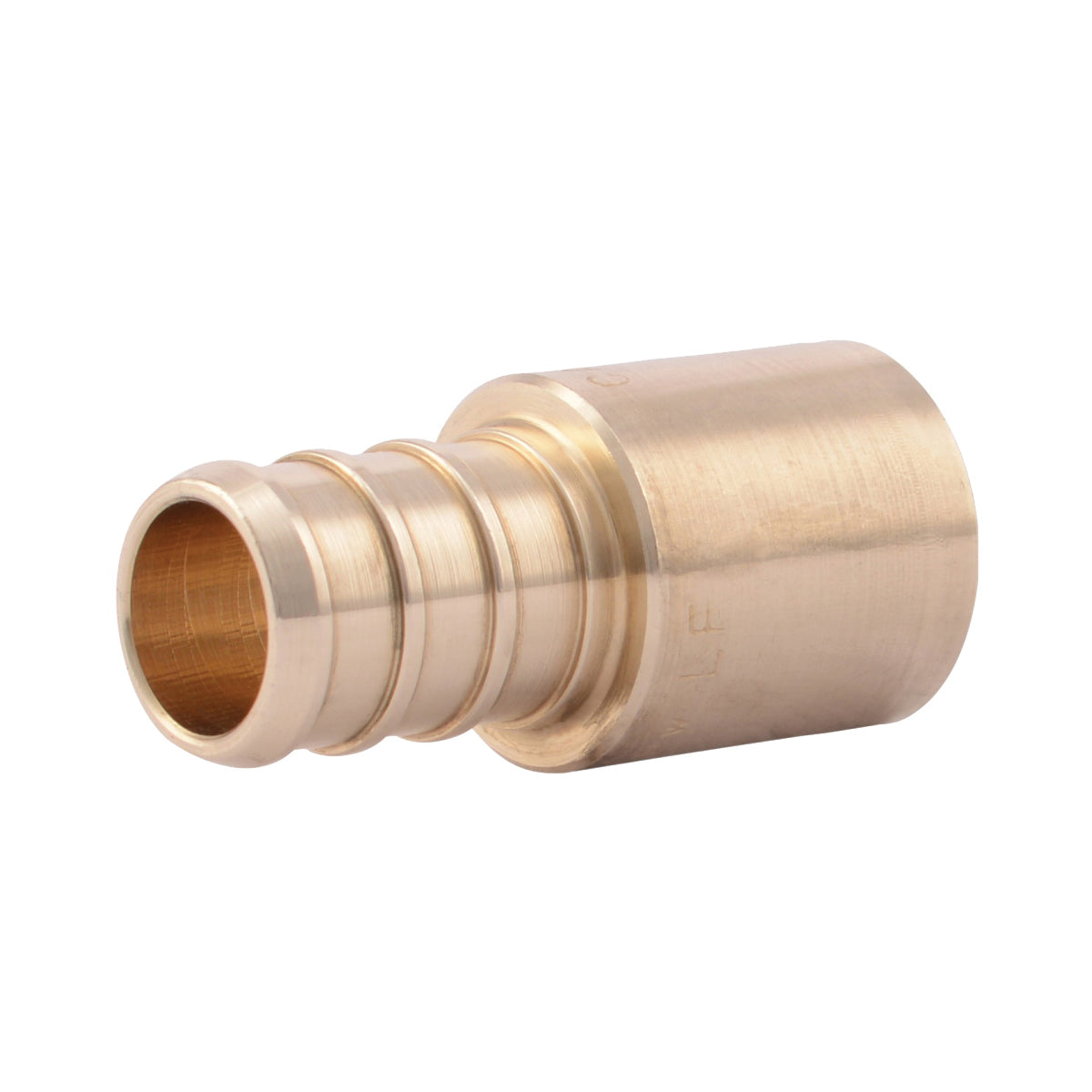 SharkBite UC607LFA Hose to Pipe Adapter, 1/2 in, PEX Barb x Male Sweat, DZR Brass, 200 psi Pressure