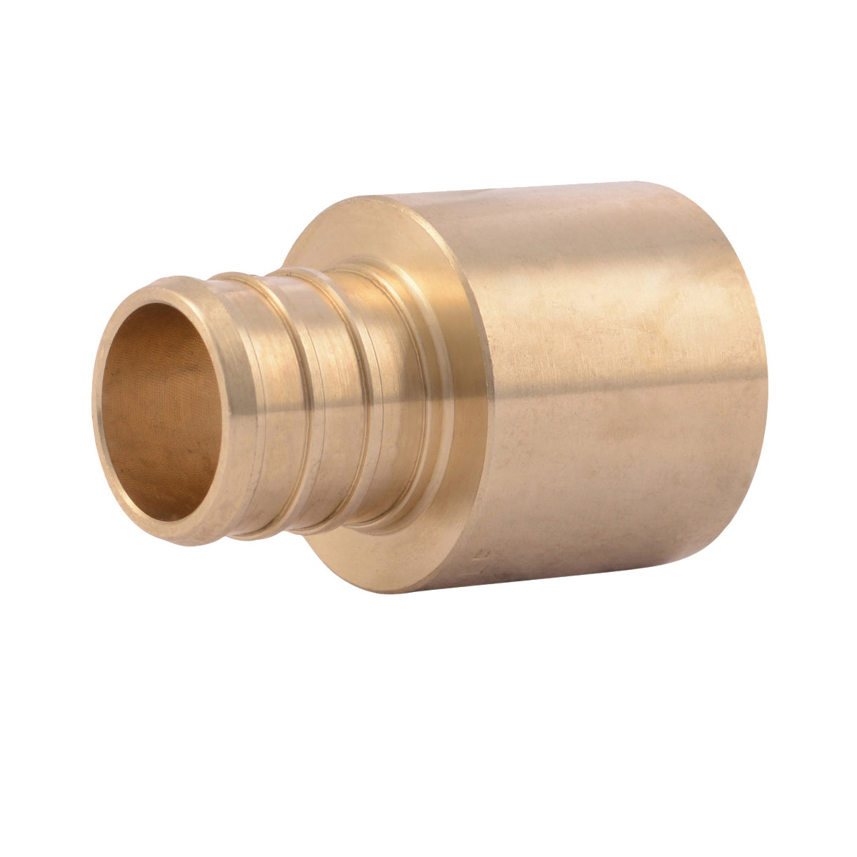 SharkBite UC606LFA Hose to Pipe Adapter, 3/4 in, PEX Barb x Female Sweat, DZR Brass, 200 psi Pressure