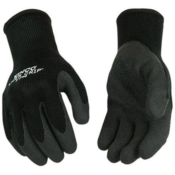 Warm Grip 1790-L Protective Gloves, Men's, L, 11 in L, Wing Thumb, Knit Wrist Cuff, Acrylic, Black