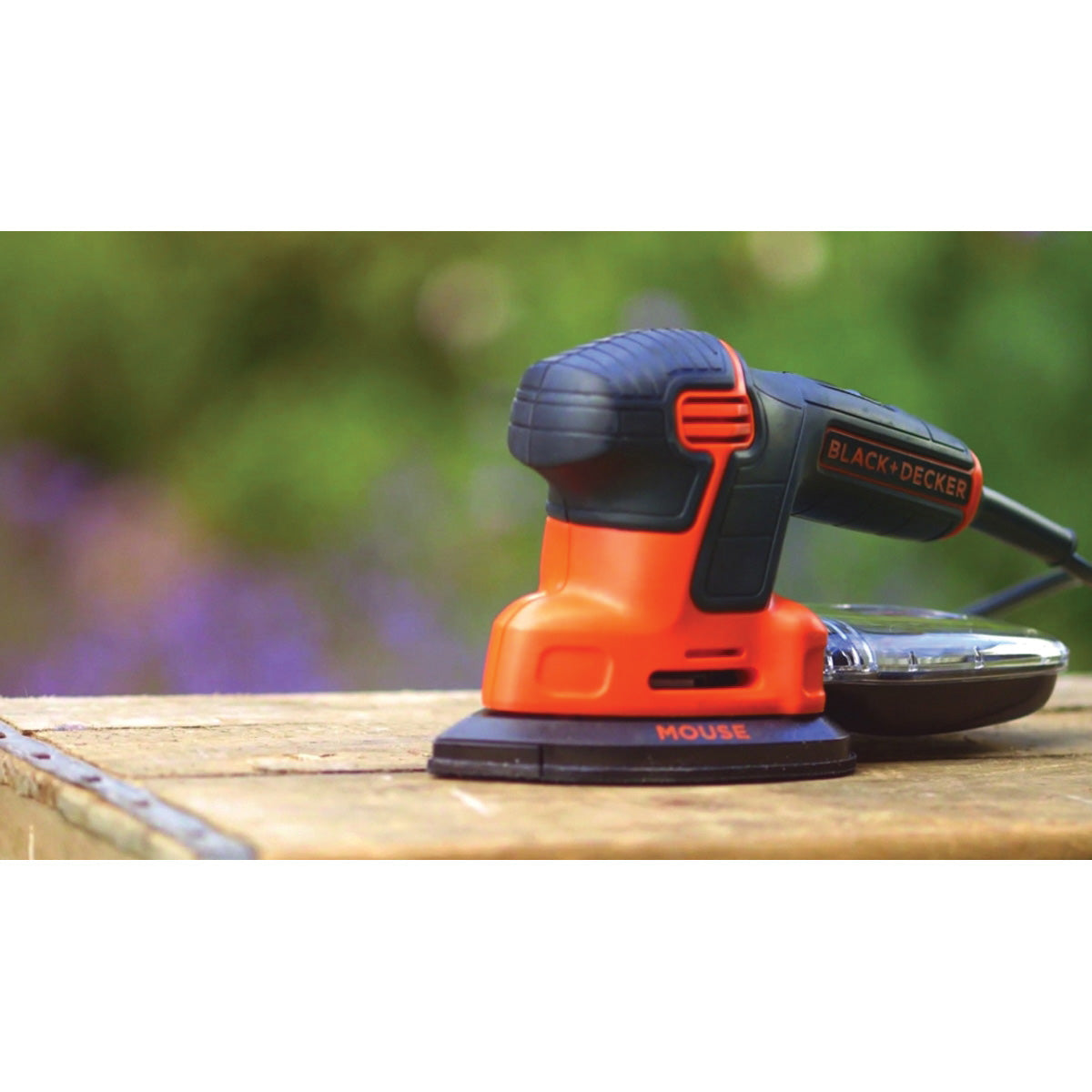 Black+Decker MOUSE BDEMS600 Detail Sander, 1.2 A, Includes: (1) Finger Attachment, (1) Sanding Pad