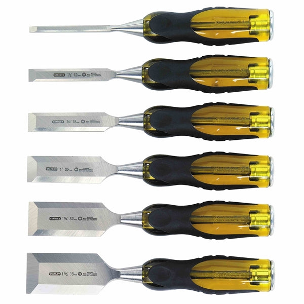 STANLEY Thru-Tang Series 16-971 Chisel Set, 6-Piece