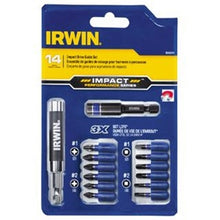 Load image into Gallery viewer, IRWIN 1840314 Impact Drive Guide Set, 14-Piece, Steel, Black Oxide
