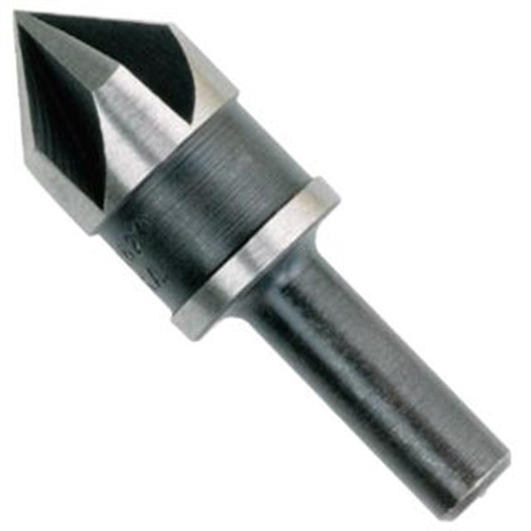 IRWIN 1877714 Drill Bit, 1/4 in Dia, 1-17/32 in OAL, Countersink, 5-Flute, 1/4 in Dia Shank, Round Shank