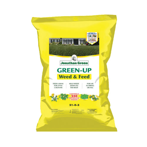 Jonathan Green Green-Up 12345 Weed and Feed Lawn Fertilizer, Granular, 15,000 SQ FT