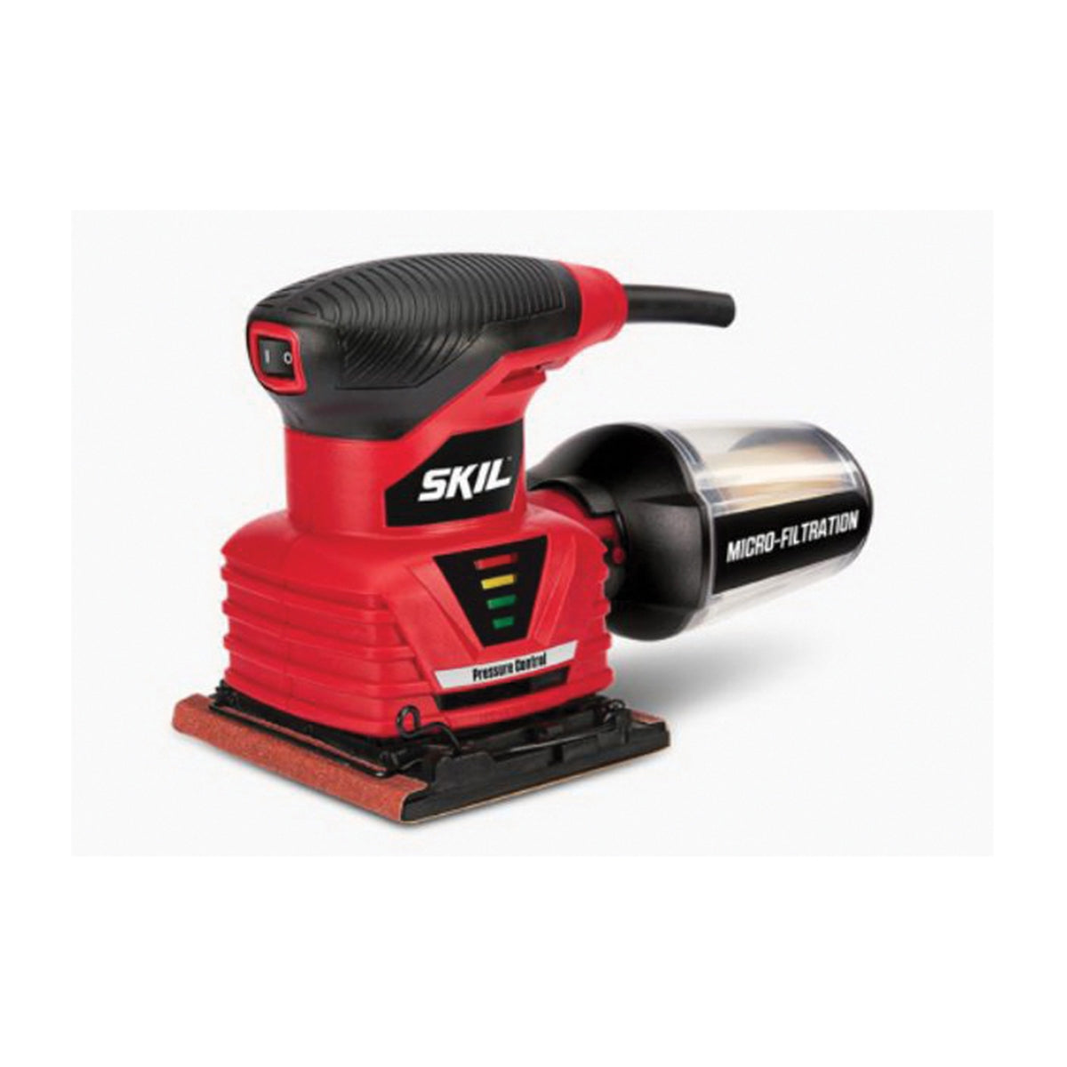 SKIL 7292-02 Palm Sander, 2 A, 1/4 in Sheet, Includes: (1) Paper Punch Plate and (1) 7292-02 Sheet Palm Sander