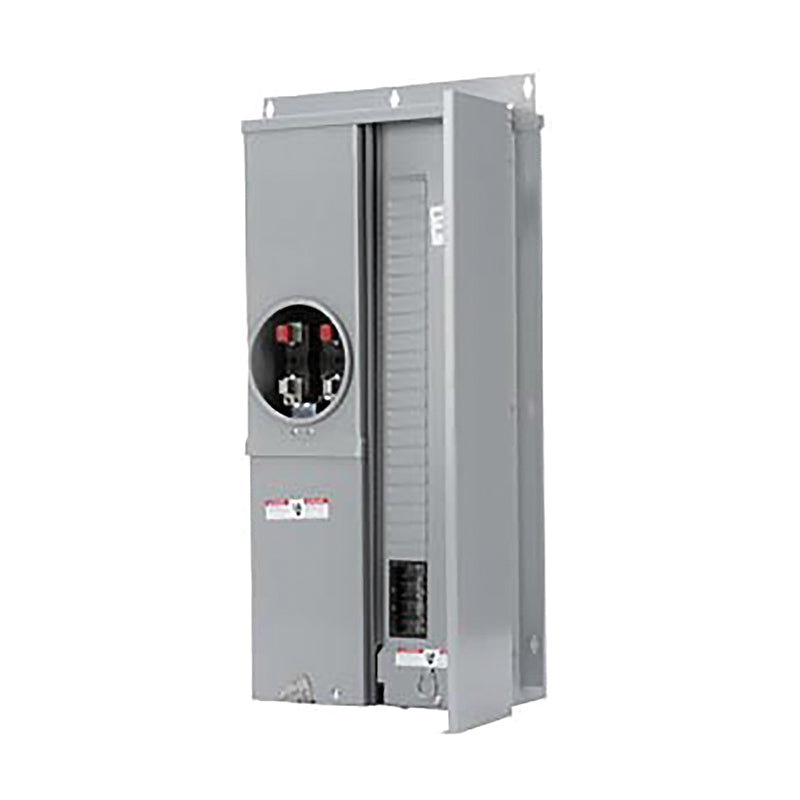 Siemens MC2040B1200EFC Meter Combination Load Center, 200 A, 20-Space, 4-Jaw, 40-Circuit, NEMA 3R Enclosure