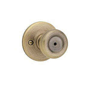 Kwikset 300T 5 CP RCL RCS Privacy Door Knob, Antique Brass