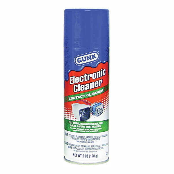 GUNK NM6/NM4 Electronic Cleaner, 6 oz, Liquid, Hydrocarbon