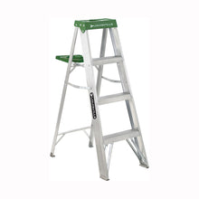 Load image into Gallery viewer, Louisville AS4004 Step Ladder, 4 ft H, Type II Duty Rating, Aluminum, 225 lb
