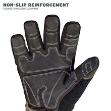 Load image into Gallery viewer, Youngstown Glove 11-3460-60-XL Extra-Tough Work Gloves, Men&#39;s, XL, 9-1/2 to 10 in L, Wing Thumb, Gauntlet Cuff
