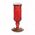 Perky-Pet 8119-2 Bird Feeder, 24 oz, 4-Port/Perch, Glass, Red, 11-1/2 in H