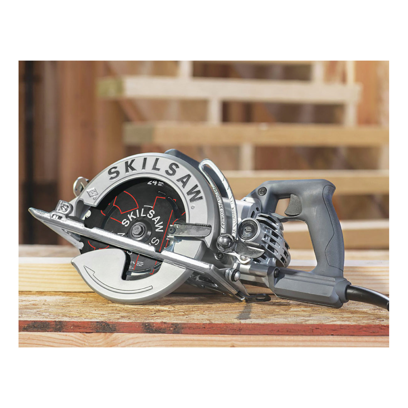 SKIL SPT77W-22 Circular Saw, 15 A, 7-1/4 in Dia Blade, 0.812 in Arbor, 51 deg Bevel