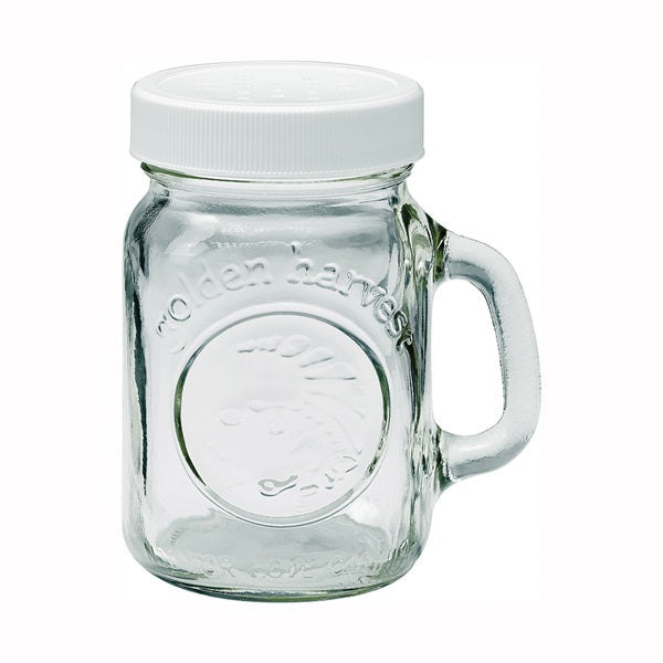 Ball 40501 Salt/Pepper Shaker, 4 oz Capacity, Glass, White