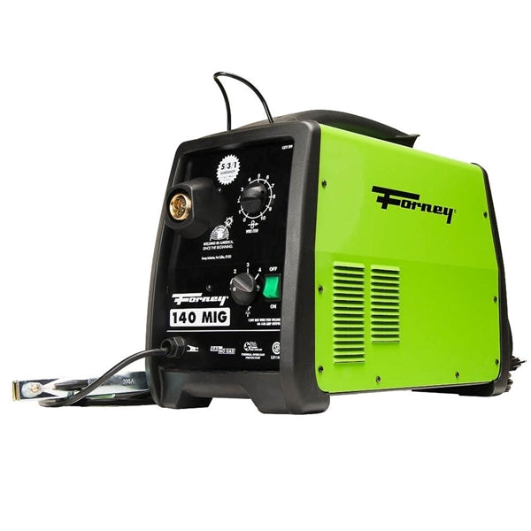 Forney 309 MIG Welder, 120 V Input, 30 to 140 A Input, 115 A, 1-Phase, 20 % Duty Cycle