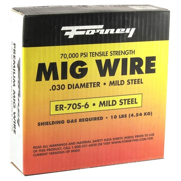 Forney 42286 MIG Welding Wire, 0.03 in Dia, Mild Steel