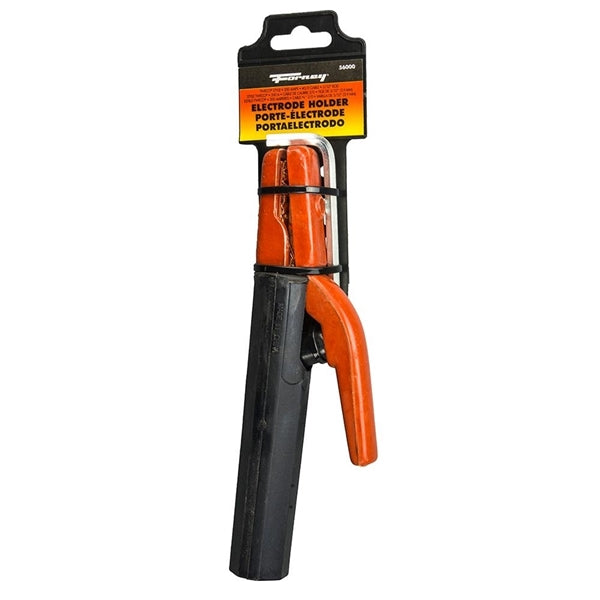Forney 56000 Medium-Duty Electrode Holder, 5/32 in Max Electrode Size, #2 Cable Connection, 200 A, Insulated, Brass