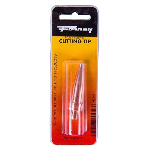 Forney 60447 Cutting Tip, #0 Tip, Copper