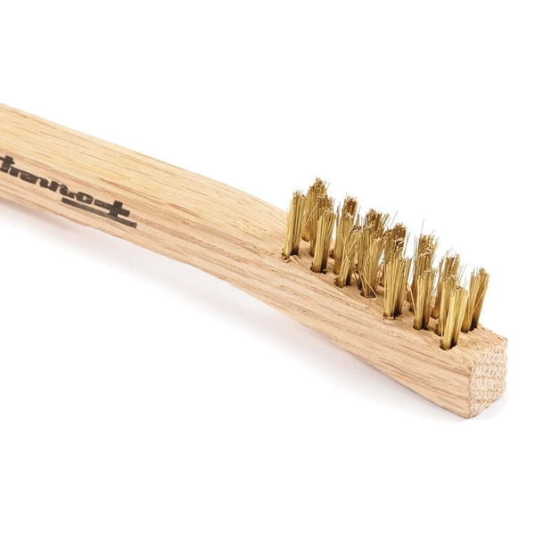 Forney 70490 Scratch Brush, 0.006 in L Trim, Brass Bristle